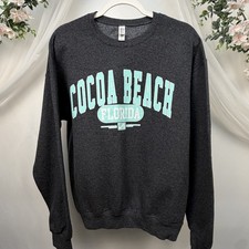 Jerzees Women's Grey Sweatshirt Cocoa Beach Size Medium