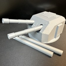 World War 2 Coastal Artillery Cannons 1/32 Scale DeHelmsman 3D Military Terrain