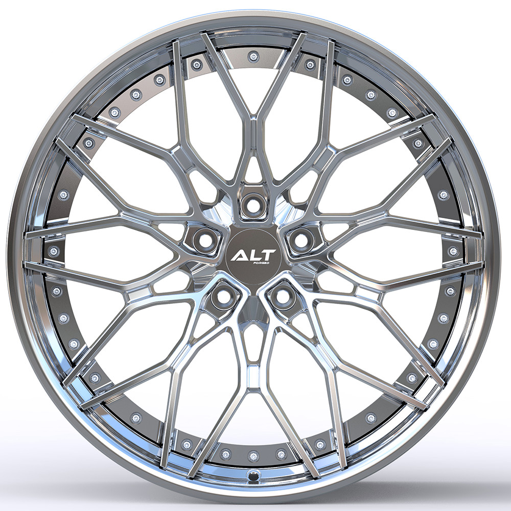 20"/21" ALT Forged DL28 Chrome 2-Piece Wheels for Lamborghini Huracan 2014–2025