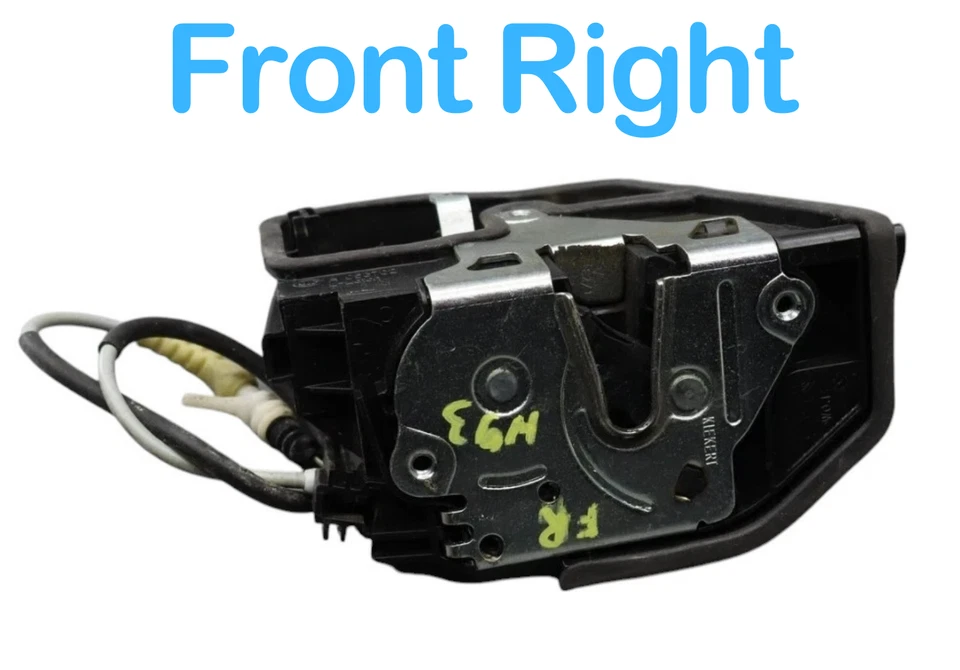 Actuador de cierre de puerta del lado del pasajero delantero derecho 11-16 BMW 535i GT xDrive fabricante de equipos originales Foto 3 de 4