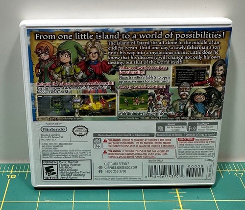 Dragon Quest VII (7) - Nintendo 3DS - Original Empty Case ONLY - NO GAME - Picture 3 of 3