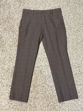 Dockers Smart 360 Flex Fit Flat Plaid Pants Sz 32x30 Stretch NICE