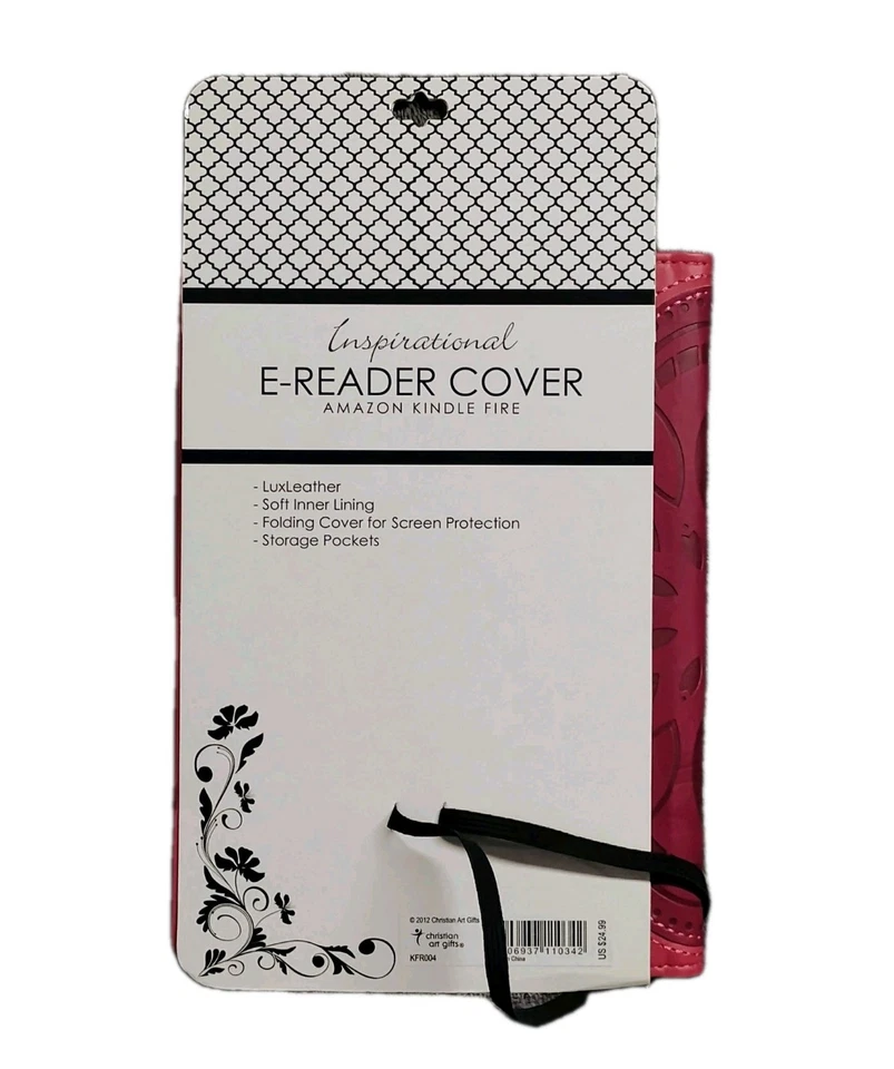 Christian Art Gifts Inspirational Cover E-Reader Amazon Kindle Fire Faux Leather - Image 4 of 4