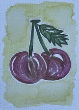 ACEO Original Mixed Media Painting Art Card