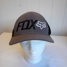Fox Racing Black Embroidered Head Logo FlexFit Truckee Hat Cap Size L/XL