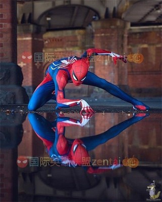 Cool Advanced Spider-man Bodysuit Cosplay Costume Spiderman Halloween Props 