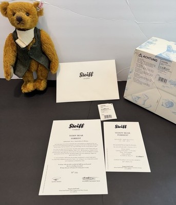 STEIFF FORREST TEDDY BEAR EAN 035289 LIMITED EDITION # 346 W/BOX