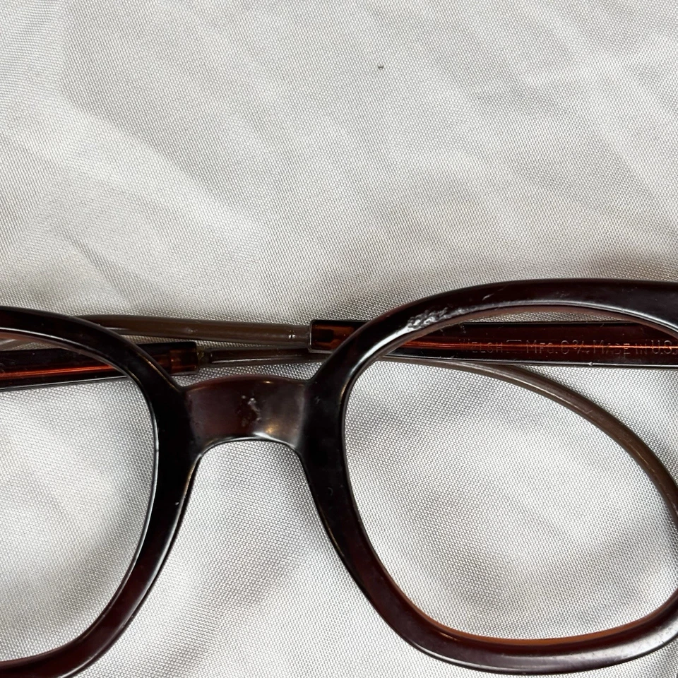 Винтажные валлийские защитные очки 1950-60-х годов только оправы с ободком гудка - Изображение 3 из 4