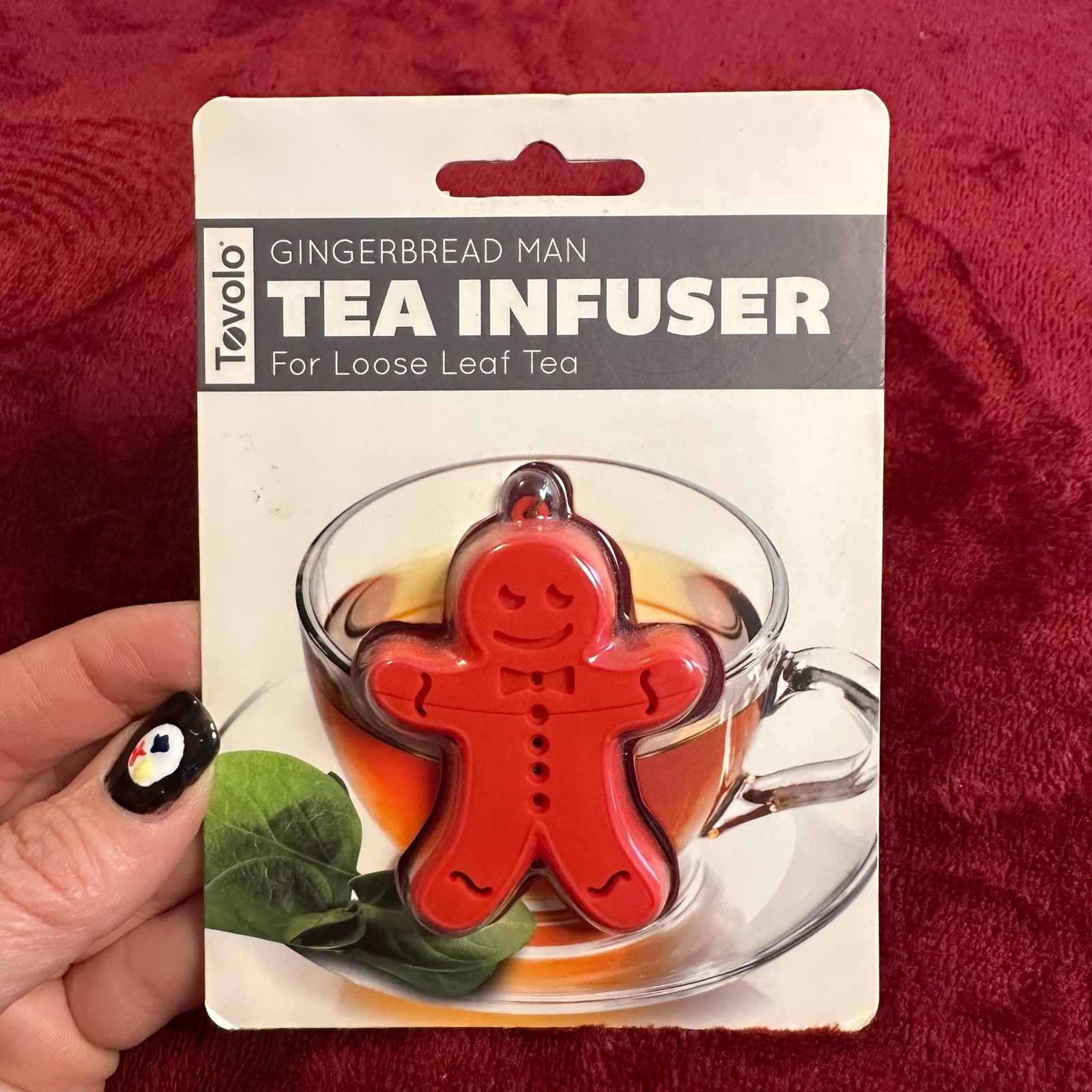 Infuser Red Silicone Loose Leaf Steeper 81-8192 New