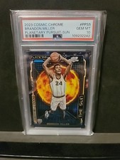 2023-24 Topps Cosmic Chrome - Planetary Pursuit Brandon Miller #PPS-5 Sun (RC)