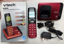 VTech CS6719-16 DECT 6.0 Bluetooth Caller ID/Call Waiting Phone Red Mint