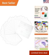 Bullseye Thinfire Kiln Shelf Paper for glass fusing supplies - 30 Sheets 5'' x 5