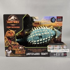 Jurassic World Roar Attack BUMPY Ankylosaurus Camp Cretaceous Dino Escape Action