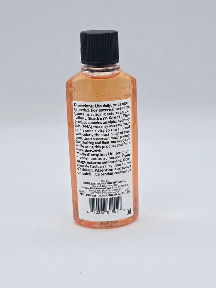 Gel limpiador antienvejecimiento Peter Thomas Roth 2 oz / 57 ml sellado  Foto 2 de 2