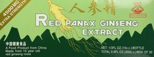RED PANAX GINSENG EXTRACT 1 BOX 30 BOTTLES EXTRA STRENGTH 4500 mg