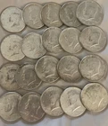 ROLL OF 20 KENNEDY 1964 HALF DOLLARS 90% SILVER - $10 FACE VALUE
