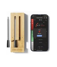 Oscevia Wireless Smart Meat 2 Probe Bluetooth Thermometer #OS-TM002 New Sealed