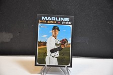 2020 Topps Heritage baseball cards #155 Jarlin Garcia Miami marlins mlb