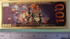 Five 24 Karat Gold Foil Notes, Designed w/Silver Hawks 5 Comics Characters Fun — photo 7