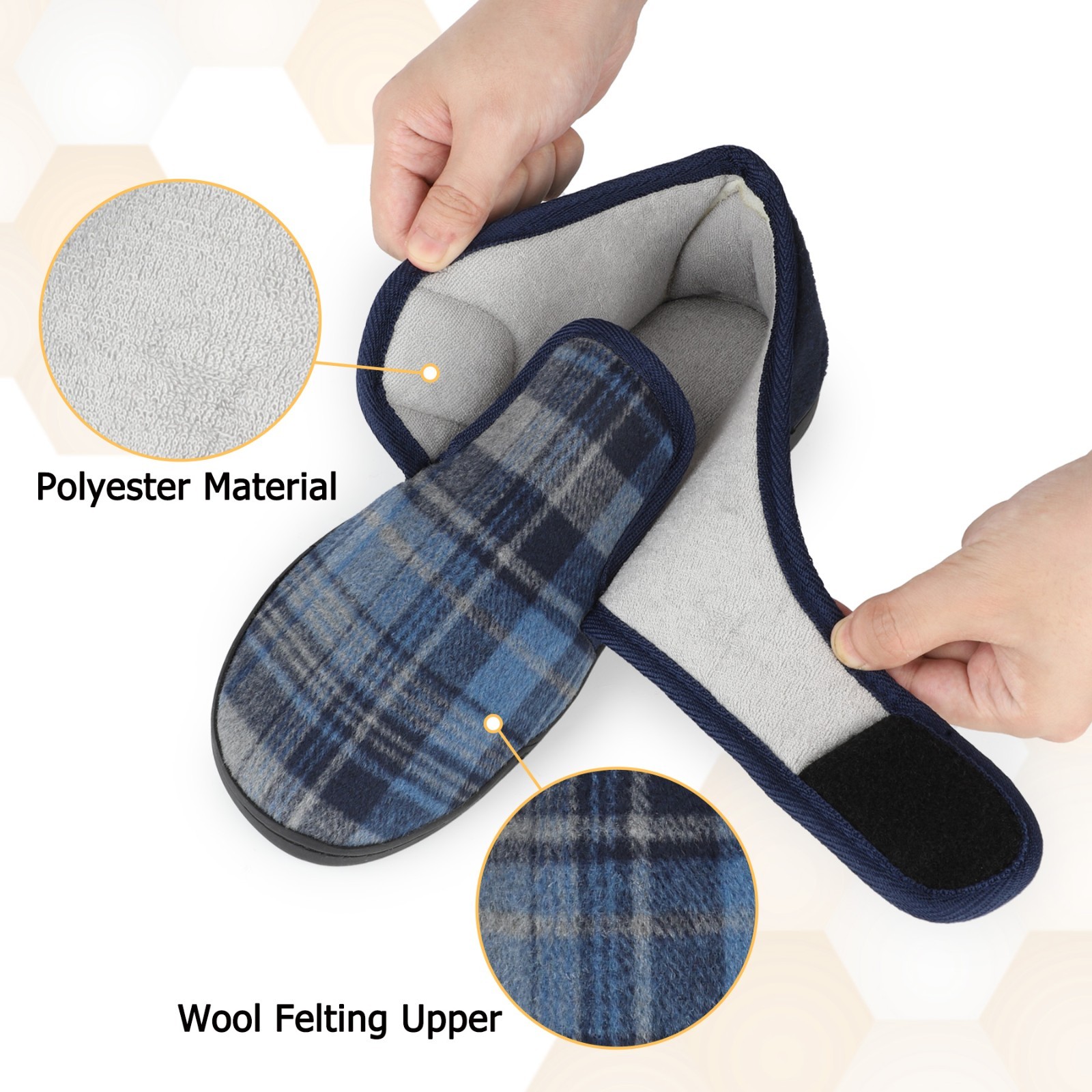 Non-slip Swollen Feet Edema House Shoes