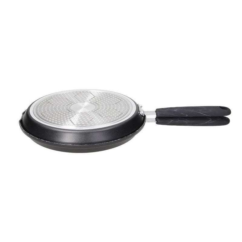 Doppia Padella GIRA FRITTATA 26 cm con Manico TOGNANA Antiaderente per INDUZIONE, fotografia 3 di 8