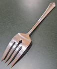 Castle Rose by Royal Crest Sterling Silver Serving Fork 8.25" 54.86g Scrap Wght — photo 3