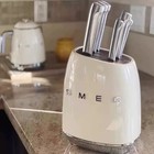 SMEG 7-Piece Knife Block Set German stainless steel New