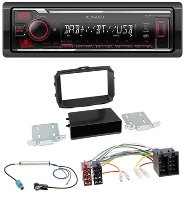 Kenwood MP3 Bluetooth USB DAB Autoradio für Alfa Romeo Giulietta 2013-2021 ISO - Bild 1 von 4