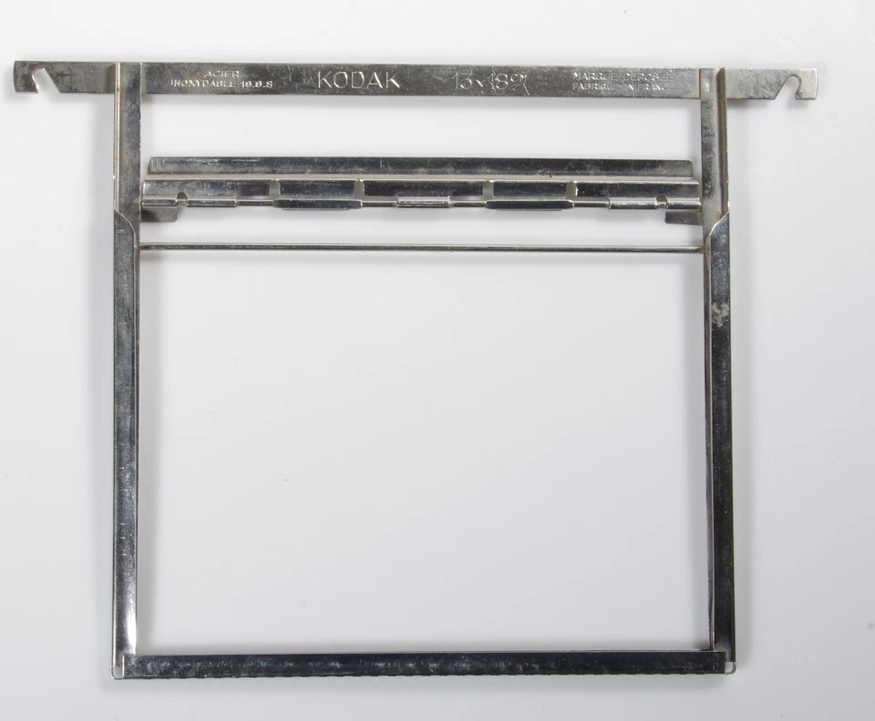 CADRE DE DEVELOPPEMENT 13x18 INOX KODAK 13x8 HANGER - POUR CUVE DÉVELOPPEMENT - Photo 1/1