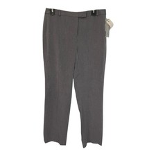 Charter Club 6P Gray Straight Leg Pants Classic Fit Officecore Business Casual