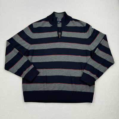 トップス 90s- brooks brothers wool sweater Vintage Brooks Brothers Merino Wool Sweater: Minimalist Blue