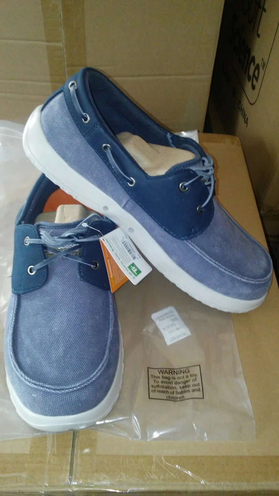 Soft Science Shoes Fishing Boat Shoes "The Cruise" Blue Shoes Men's sz. 12
Opens in a new window or
