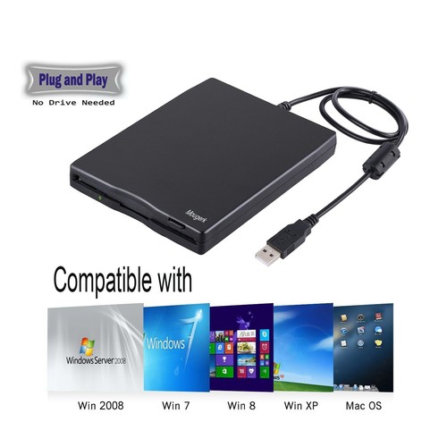 USB Floppy Drive 3.5" USB External Floppy Diskette Drive 1.44 MB FDD Portable... - 第 6/7 張圖片