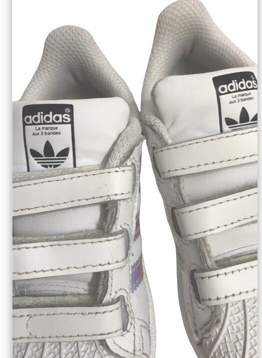 ADIDAS Superstar Toddler Holographic Sneakers..Size:7 K | eBay
