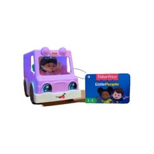 Fisher Price Little People Ice Cream Truck Purple Frozen Yogurt city town Sealed