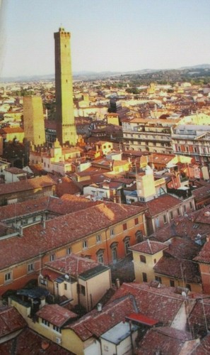 Florence - Glazed Ceramic - Feature Wall Tile - Colourful Rooftop Scene - Italy - Picture 3 of 9