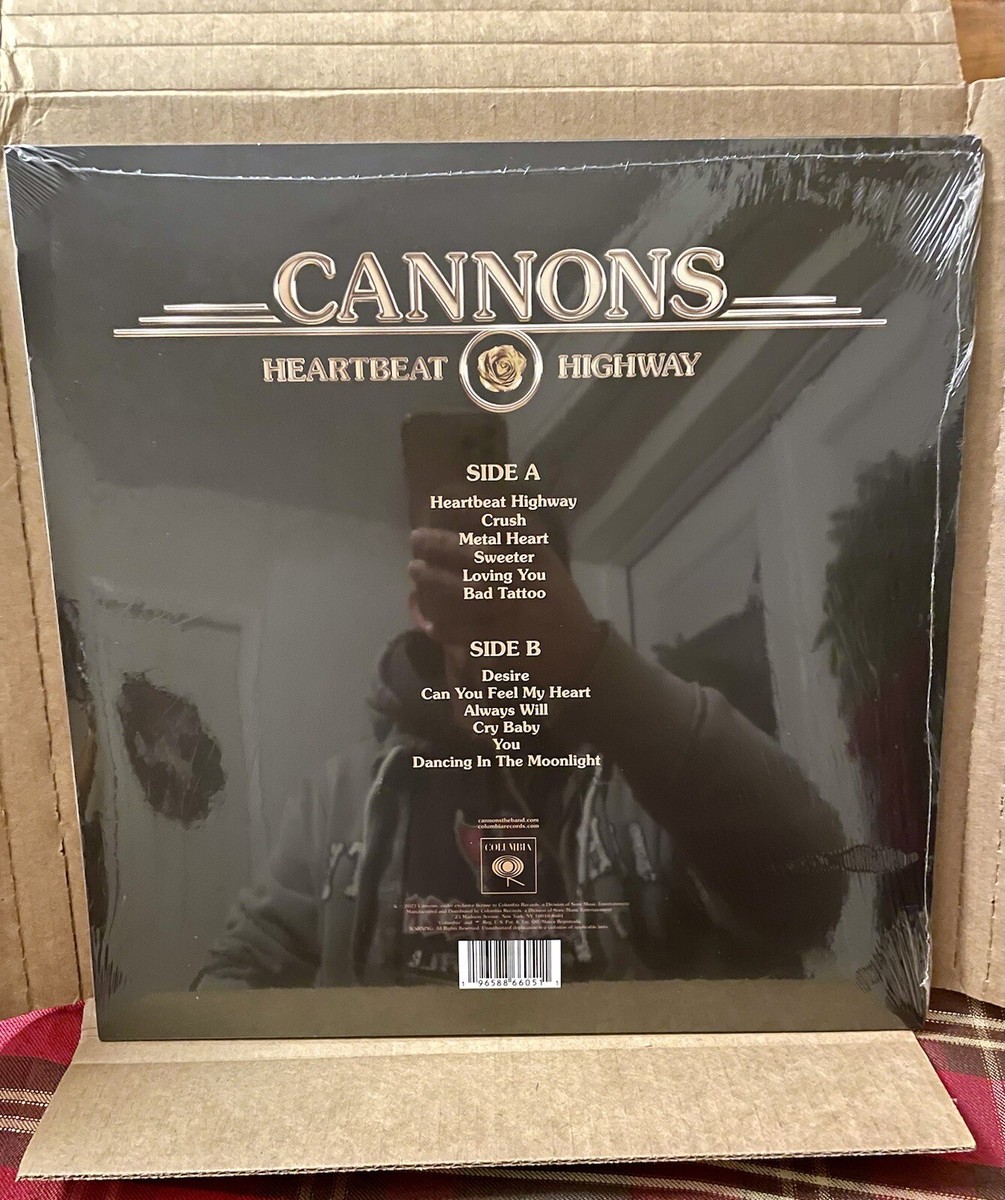 Cannons Band - Heartbeat Highway Gold Vinyl LP Limited