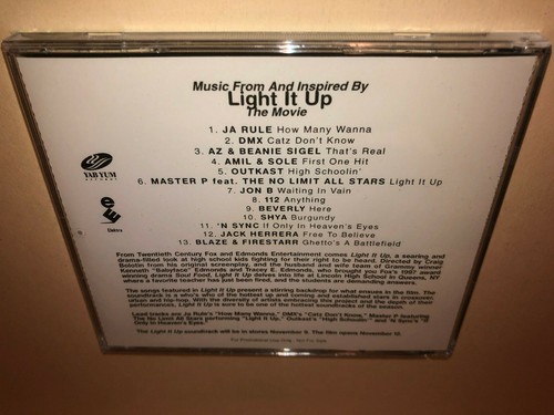 Light It Up CD soundtrack promo Nsync DMX Outkast Master P Jon B Ja Rule 112 - Picture 2 of 4
