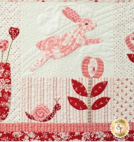 The Flower Farm Quilt Kit w/ Thread Set & Backing by Shabby Fabrics - Picture 8 of 8