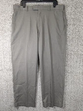 Perry Ellis Portfolio Chino Dress Pant Men W38 L30 Tag Gray Straight Golf Active