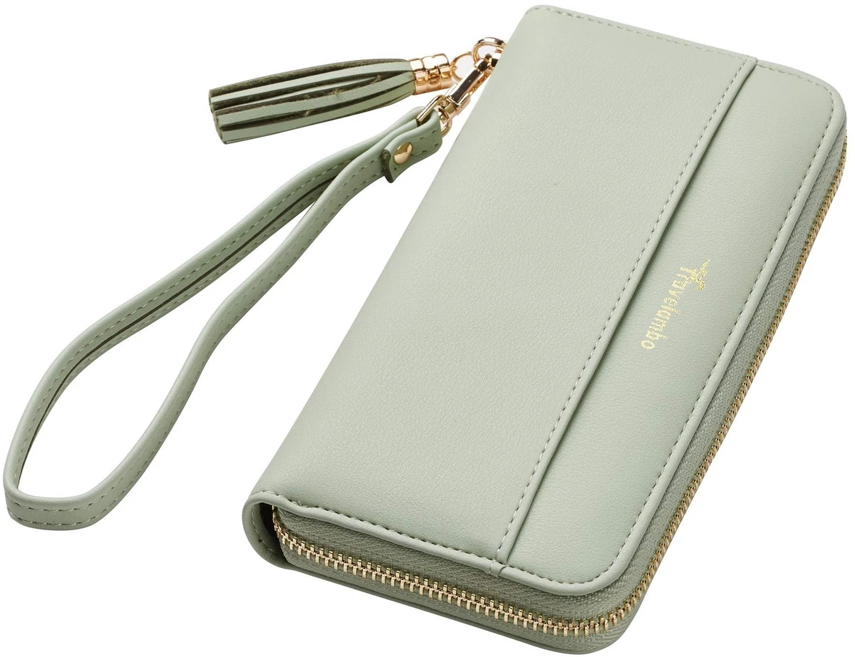 Women's wallet with wrist strap sale