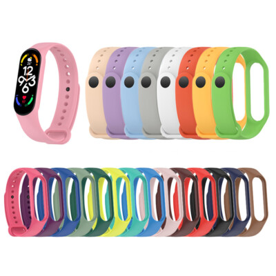 Ersatz Armband für Xiaomi Smart Band 7 Fitness Tracker Mi Smartwatch Silikon