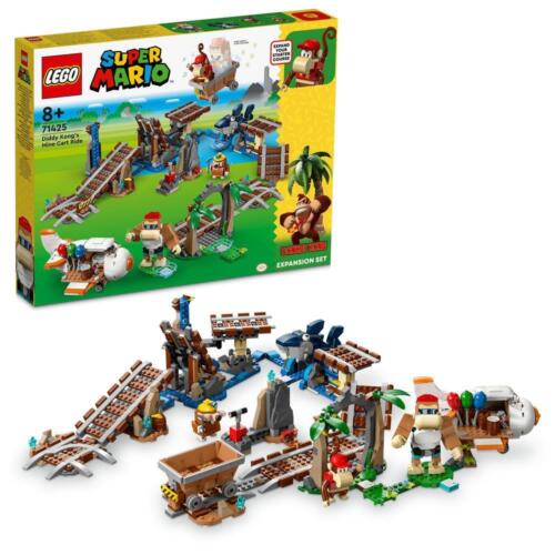 Super Mario LEGO Set 71425 Diddy Kong's Mine Cart Ride Expansion Collectable - 第 1/11 張圖片