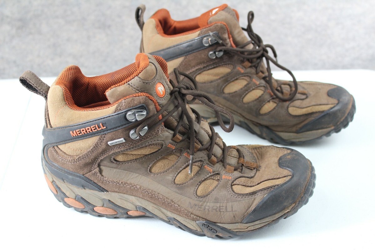 Merrell Hiking Boots Men's Sz Refuge Core Mid Waterproof