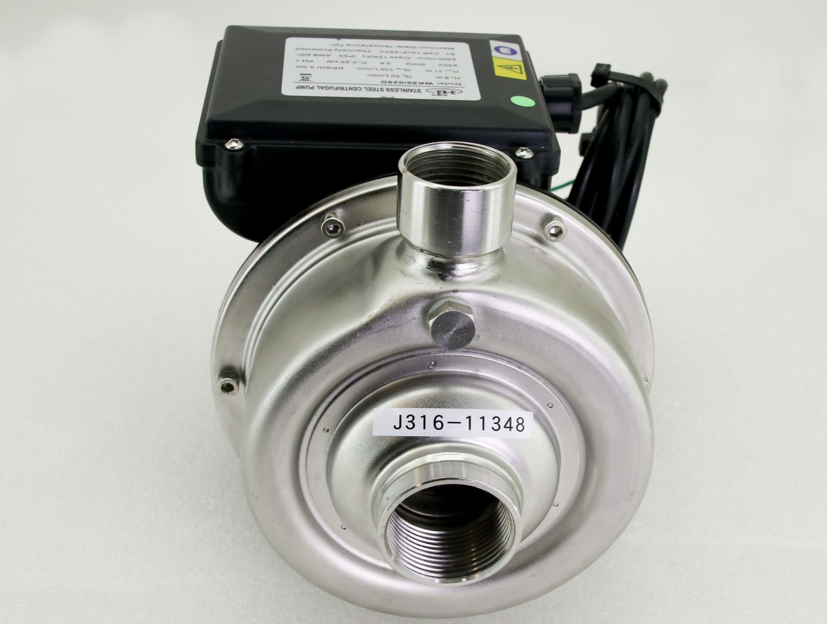 ロー 11348 HT MICRO CENTRIFUGAL PUMP, 1-PHASE, 0.25KW, 2900RPM (NEW
