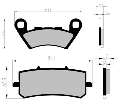 KIT PASTIGLIE FRENO ANTERIORI E POSTERIORI KTM 790 DUKE DX 2018