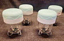 Magic Baby Bullet Organic Food Storage Cups with Date Dial Lids Set Of 4 LGT 