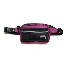 Stussy - Diamond Ripstop Waist Bag - Berry