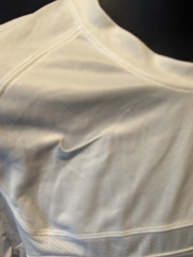Camiseta deportiva de entrenamiento de fútbol blanca grande de manga corta Nike Rio II para hombre - Imagen 6 de 19