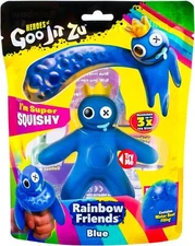 Heroes of Goo Jit Zu Rainbow Friends Roblox Stretchy Goo Filled Toy Figure Blue